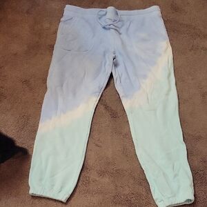 Vineyard Vines Kids Tie-Dye Joggers - Light Blue & White